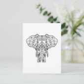 Carte Postale Style Elephant (Debout devant)