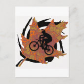 Carte Postale Style Fumée de vélo (Devant)