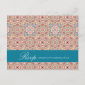 Carte Postale Style géométrique Étincelles Mariage métallique en (Devant)