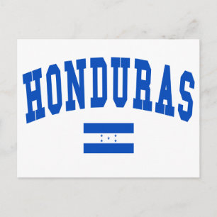 Carte Postale Style Honduras