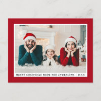 Style Joyeux Noël Photo Rouge