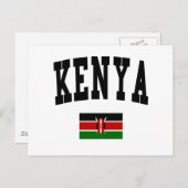 Carte Postale Style Kenya (Devant / Derrière)