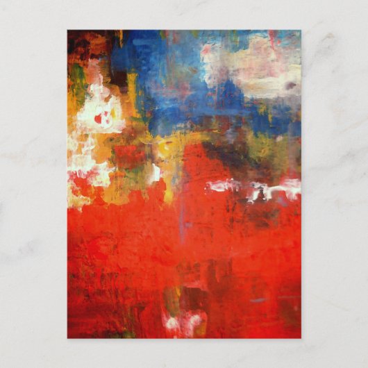 Carte Postale Style libre Abstrait (Devant)