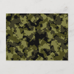 Carte Postale Style militaire camouflage
