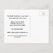 Carte Postale Stylé Moving Boxes Moving Faire-part (Dos)