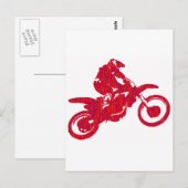 CARTE POSTALE STYLE MX RED (Devant / Derrière)