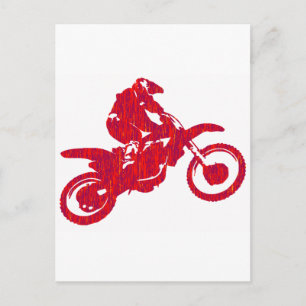 CARTE POSTALE STYLE MX RED
