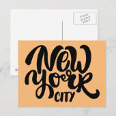 Carte Postale Style New York (Devant / Derrière)