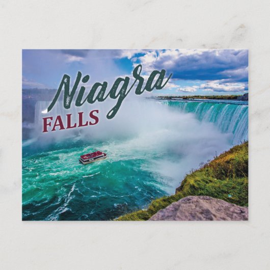Carte postale style Niagara Falls 90's (Devant)