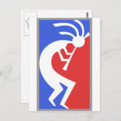 Carte Postale Style original Kokopelli ! (Devant / Derrière)