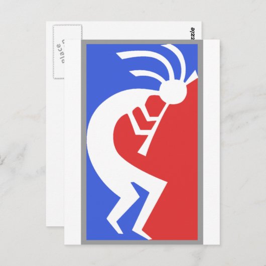 Carte Postale Style original Kokopelli ! (Devant / Derrière)