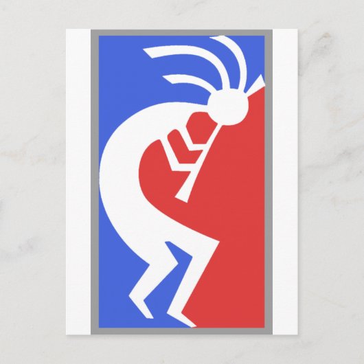 Carte Postale Style original Kokopelli ! (Devant)