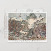 Carte Postale Style Paysage De Chao Meng-Fu Par Wang Sh � min (Devant / Derrière)