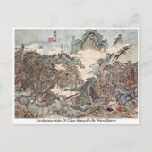 Carte Postale Style Paysage De Chao Meng-Fu Par Wang Sh � min (Devant)