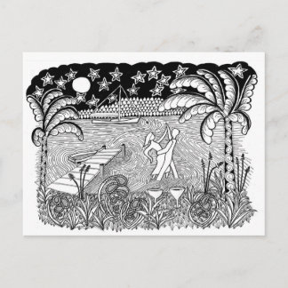 Carte Postale Style Plage Dancing