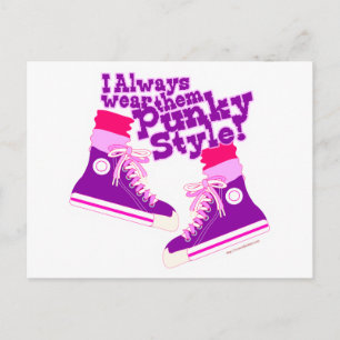 Carte Postale Style Punky