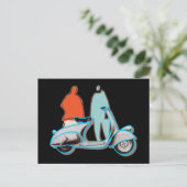 Carte Postale Style Retro 50er poupée à rouleaux (Debout devant)