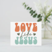 Carte Postale Style rétro | L'amour comme Jésus (Debout devant)