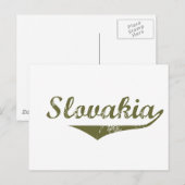 Carte Postale Style révolution slovaque (Devant / Derrière)