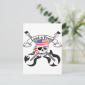 Carte Postale Style Rock Pirate USA (Debout devant)
