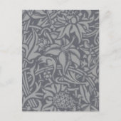 Carte Postale Style Scottish Thistle Knot William Morris (Devant)