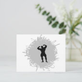 Carte Postale Style Scribble Bodybuilding (Debout devant)