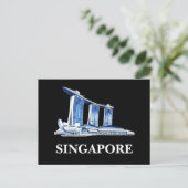 Carte Postale Style Singapore Travel (Debout devant)