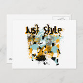 Carte Postale Style Soccer Tshirts et cadeaux (Devant / Derrière)