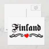 Carte Postale Style tatouage Érythrée (Devant / Derrière)