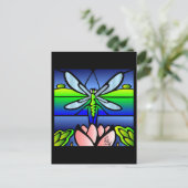Carte postale Style Tiffany Dragonfly (Debout devant)