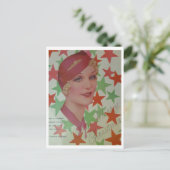 Carte Postale Style vintage 1932 (Debout devant)