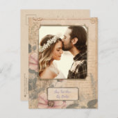 Carte Postale Style Vintage ancien Propre Modèle photo (Devant / Derrière)