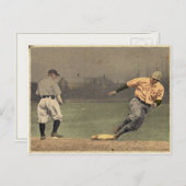 Carte postale Style Vintage de baseball (Devant / Derrière)