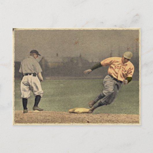 Carte postale Style Vintage de baseball (Devant)