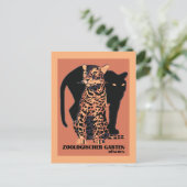 Carte Postale Style vintage Munich Zoo (Debout devant)