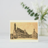 Carte Postale Style Vintage Rothenburg Allemagne (Debout devant)