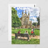 Carte Postale Style Watercolor Winchester (Devant / Derrière)