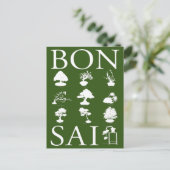 Carte Postale Styles de base d'arbre en pot (Debout devant)