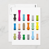 Carte Postale Styles de conseil de la goutte (Devant / Derrière)