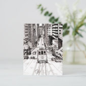 Carte Postale Stylet et dessin d'encre de San Francisco (Debout devant)