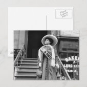 Carte Postale Stylin' Suffragette, 1908 (Devant / Derrière)