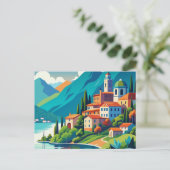 Carte Postale Styliste Lake Como (Debout devant)