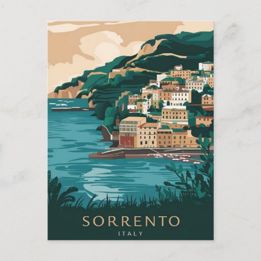 Carte Postale Styliste Sorrento Italie (Devant)