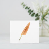Carte Postale Stylo de cannette de plume (Debout devant)