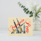Carte Postale Stylos Fontaine (Debout devant)