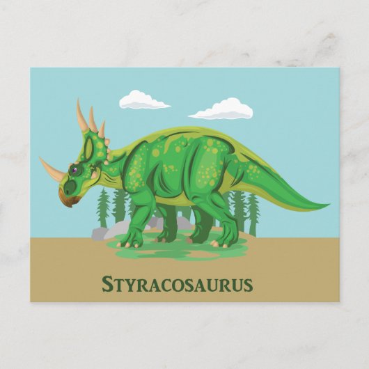 Carte Postale Styracosaure (Devant)