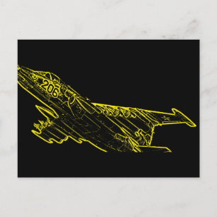 Carte Postale SU 25 Grach Soviet Frogfoot Plane Croquis