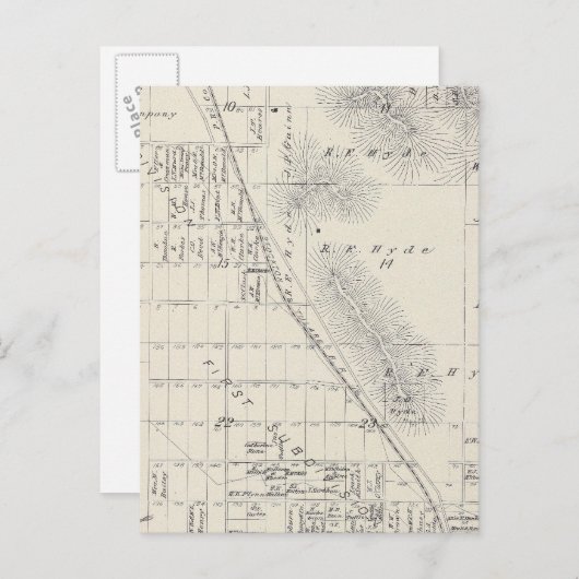 Carte Postale Subdivisions Pioneer Land Co (Devant / Derrière)