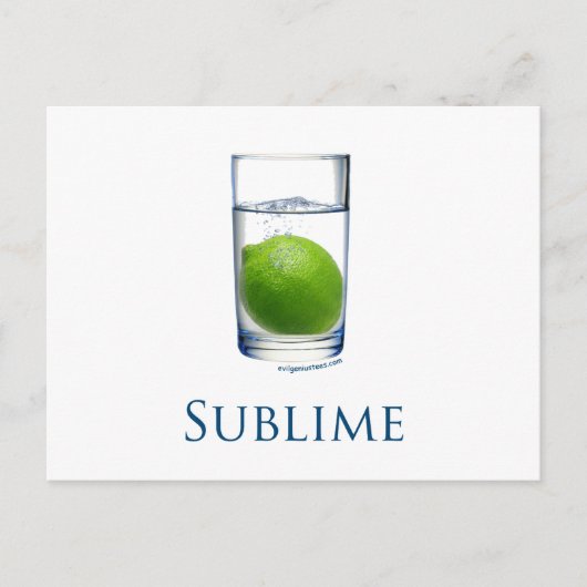 Carte Postale Sublime drôle (Devant)