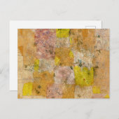 Carte Postale Suburban Idyll, 1926 par Paul Klee (Devant / Derrière)